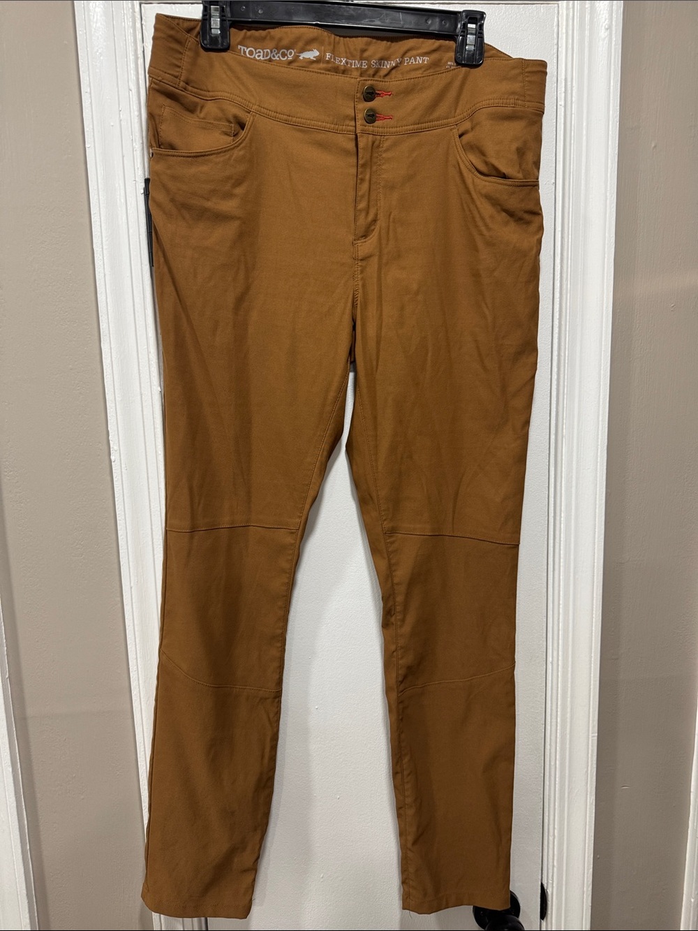 Toad&Co Stretch Slim Pants in Camel